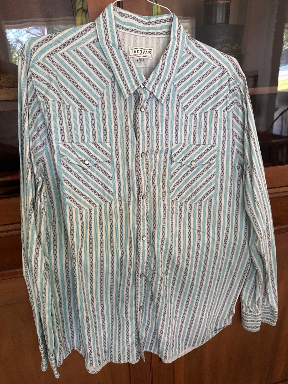 Tecovas Men’s Pearl Snap Button Down Shirt